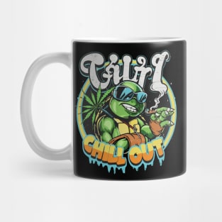 Turtle Tracks: Fashionable Hip-Hop Beats Mug